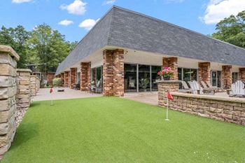 Outdoor lounge area